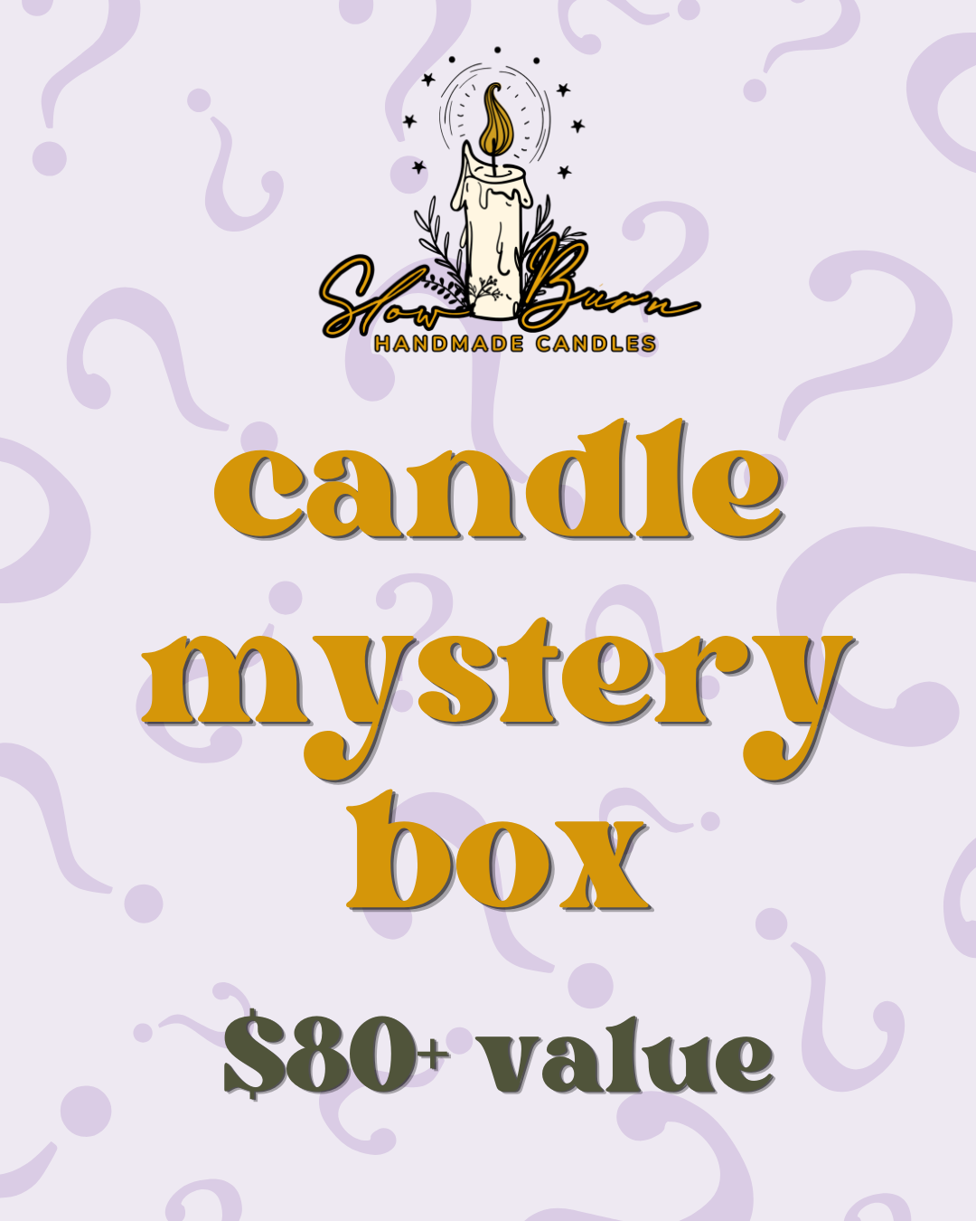CANDLE MYSTERY BOX ($80+ Value!)