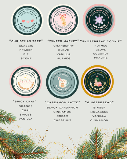 HOLIDAY CANDLE PREORDER [OCTOBER 19–NOVEMBER 2]
