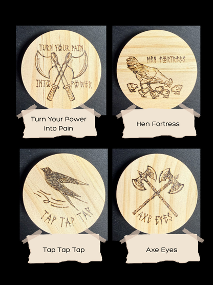 The Ashen Series Wood-Burned Lids [PREORDER]