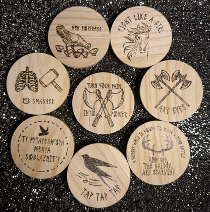 The Ashen Series Wood-Burned Lids [PREORDER]