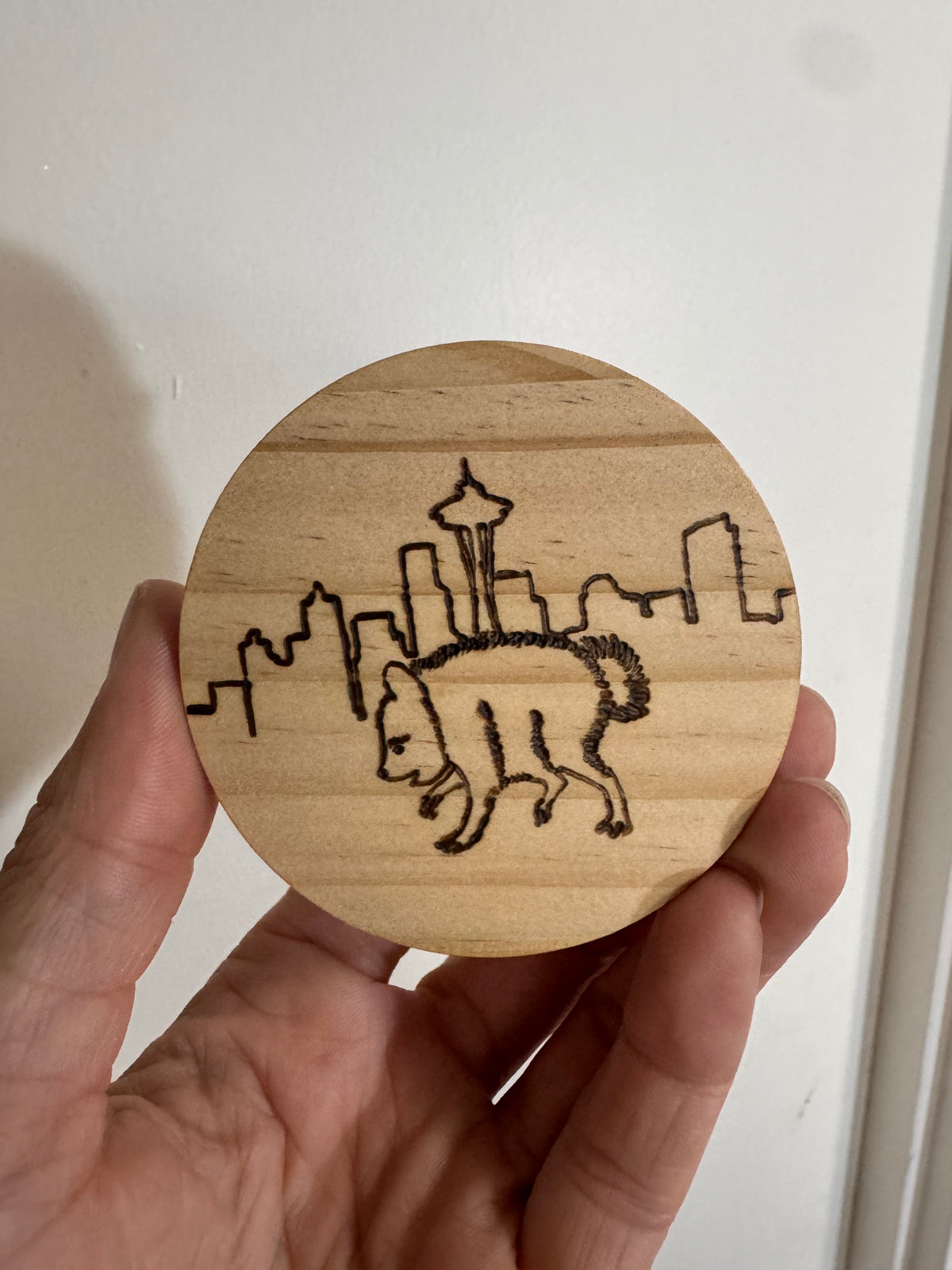 Autumn Drop Wood-Burned Lids (for 5oz candles only)